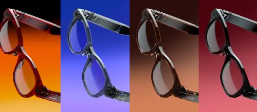 ▲「HTC VIVE Eagle AI眼鏡目前有紅色、黑色、 咖啡色、灰色4種鏡框顏色。（圖／HTC官網）