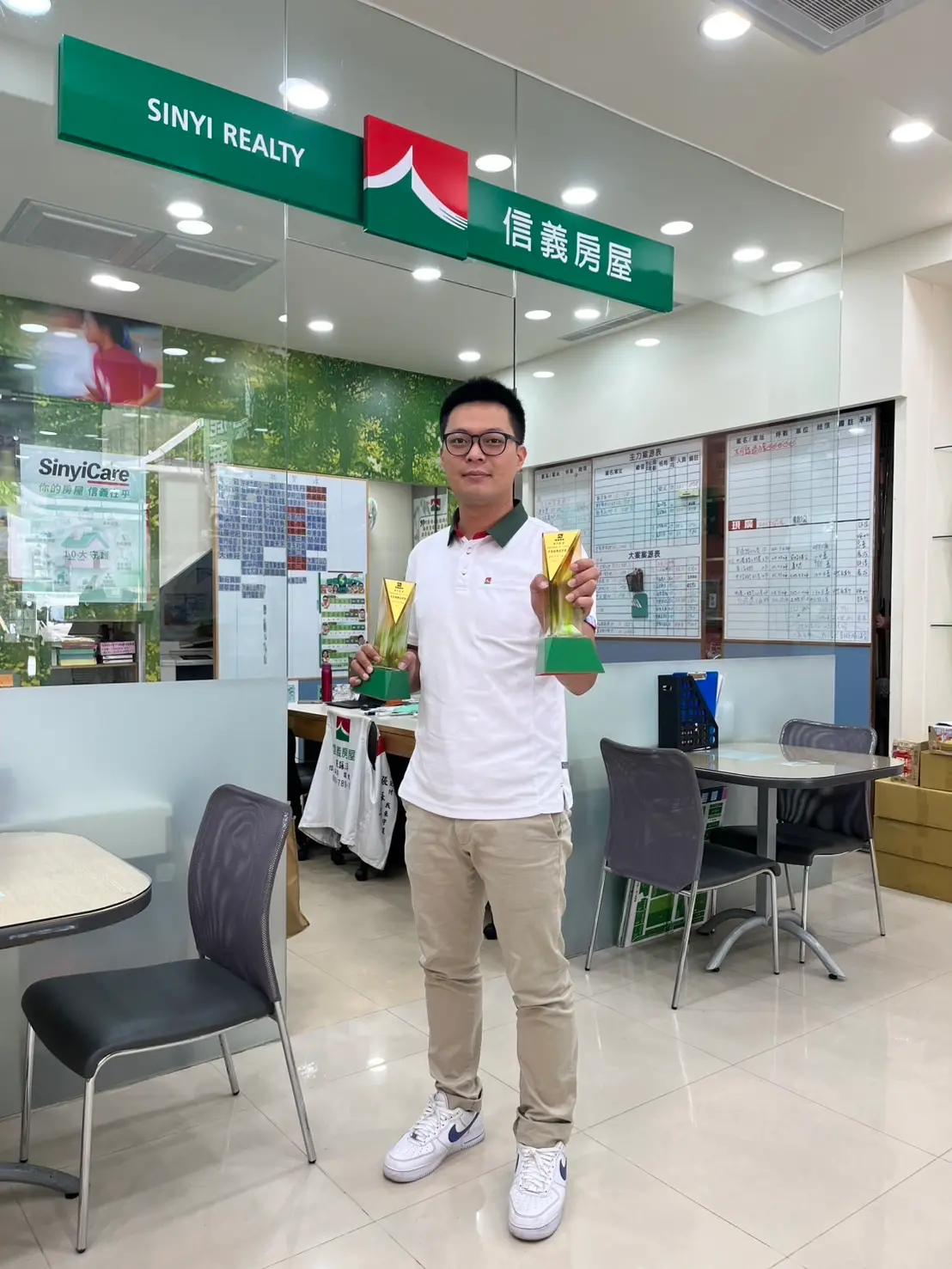 ▲信義房屋新莊店專案經理黃宗聖以充足的準備、細膩的關懷，成為客戶房產買賣路上最可靠的顧問與朋友。（圖／信義房屋提供）