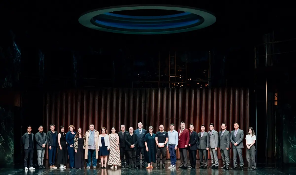 ▲衛武營國家藝術文化中心於 9月4日至7日推出華格納《羅恩格林》全本於台灣首演，圖為彩排記者會大合照。(圖／衛武營國家藝術文化中心提供）