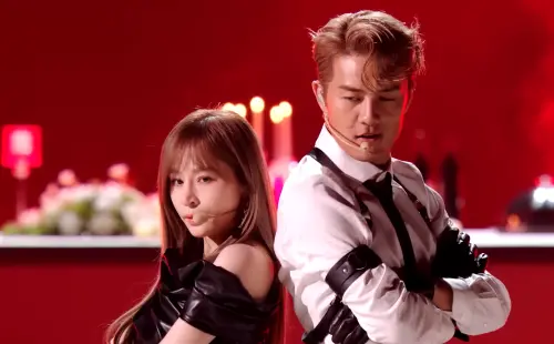 ▲王心凌（左）、吳克群（右）去年底也有合作舞台，近年互動頻頻。（圖／最美的夜YouTube）