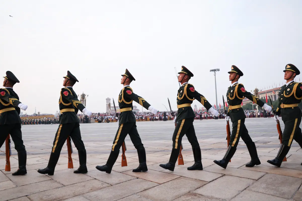 ▲中國九三閱兵於今（3）日早上9點登場。（圖／路透社／達志影像）