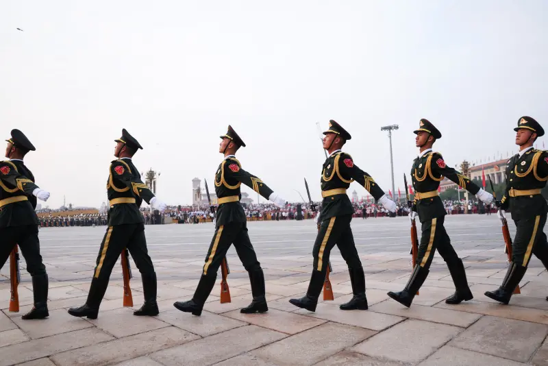 ▲中國九三閱兵於今（3）日早上9點登場。（圖／路透社／達志影像）