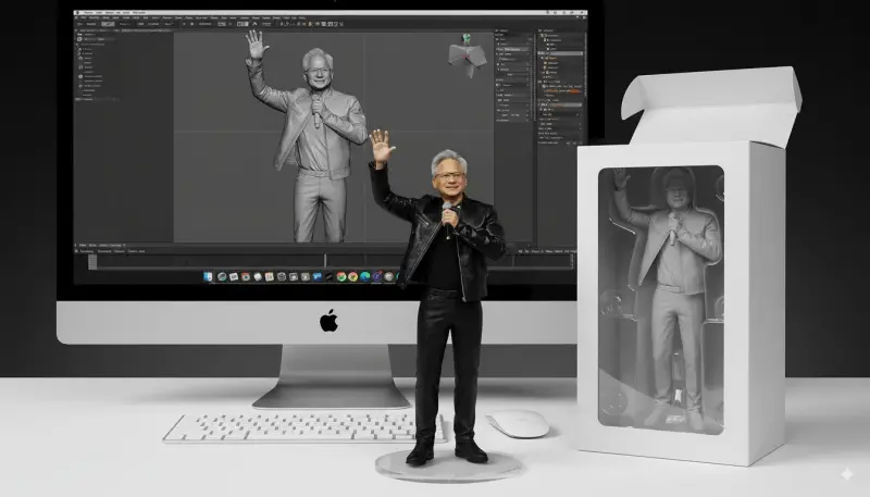 ▲Gemini公仔生成圖片最近在社群平台爆紅，被網友封為是最強圖片生成引擎，完勝過去超夯的ChatGPT「GPT-4o」圖像生成功能。（圖/記者張嘉哲AI製圖）