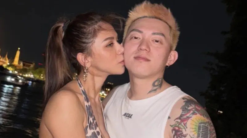 ▲YouTuber蕾菈（左）與湯宇（右）離婚，男方身分、背景引發好奇，他熱衷音樂創作、饒舌，自封「板橋王陽明」，此外，湯宇還曾以「全台模範替代役」的身分光榮退役。（圖／翻攝自湯宇IG@itschosenai）