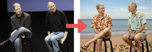 ▲可以修改衣服、背景、人物表情。（圖／Gemini 生成）