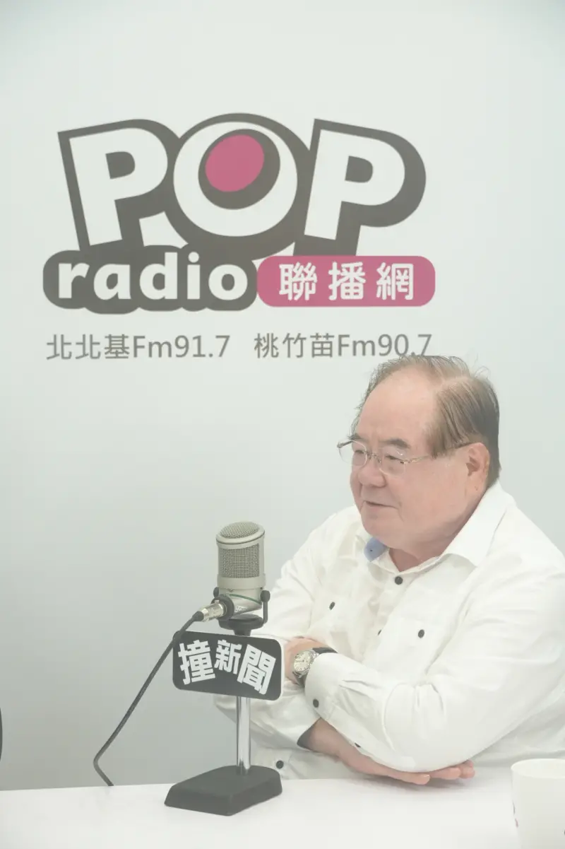 ▲國民黨前秘書長李乾龍今（3）日透露勸進盧秀燕選黨主席失敗。（圖／POP Radio提供）