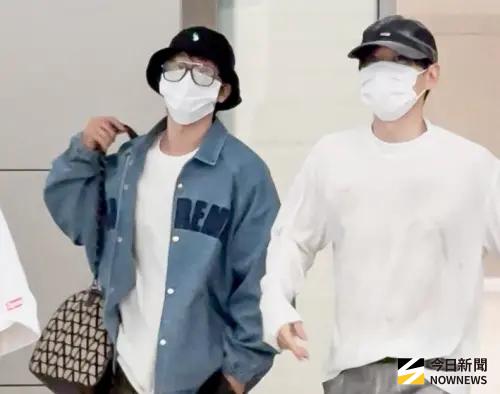 直擊／Super Junior東海、銀赫低調來台灣！包緊緊藏不住帥氣光環
