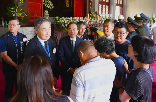 緬懷先烈追思英勇　勇消張敬謙獲入祀北區忠烈祠
