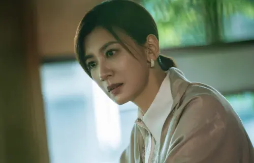 ▲賈靜雯得知傅孟柏沒死，非常震驚。（圖／Netflix）