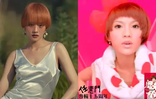 ▲i-dle Minnie（左）撞臉楊丞琳（右）！超短新髮型曝光　粉絲直呼：回不去了。（圖／Minnie IG@min.nicha、Sony Music Taiwan - CPOP 台灣索尼音樂FB）