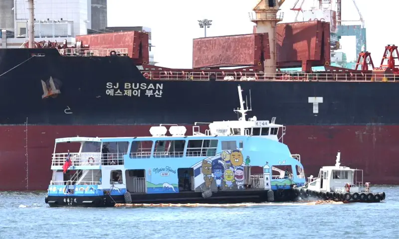 ▲交通部航港局舉辦高雄港大型客船與港口災害防救演習，以落實救災資源量能。(圖／交通部航港局提供)