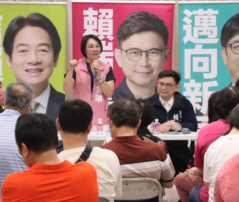 ▲ 黃國昌點名民進黨立委賴瑞隆「沒魅力」，主張柯文哲才是最佳人選。對此，左營楠梓區市議員參選人黃偵琳強力回擊：「高雄是高雄人的家，不是藍白拿來計算政治籌碼的棋盤！」和「試煉場」。（圖／市議員參選人黃偵琳提供）