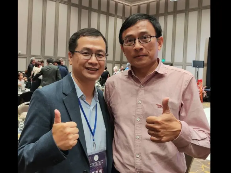 ▲國民黨立委稱讚資深媒體人彭文正，不論總統是馬英九還是蔡英文，都堅持嚴格監督。（圖／翻攝羅智強臉書）