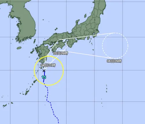 ▲（圖／翻攝自日本氣象廳）