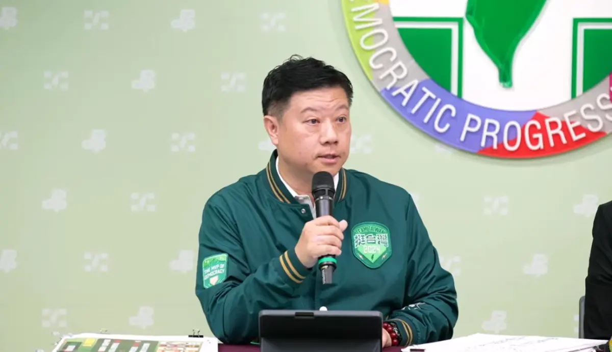 ▲吳峻鋕表示，中國若要更文明、現代，要跟世界人民、人類說清楚，是否有做此事。（圖／民進黨提供）