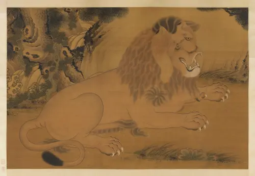 ▲故宮9月11日起，在捷克國家博物館盛大推出「故宮文物百選及其故事」特展，故宮院長蕭宗煌特別推薦〈清人狻猊圖〉。（圖／故宮）