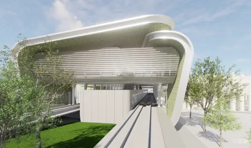 ▲捷運汐東線SB15站模擬圖。（圖／新北市捷運工程局提供）