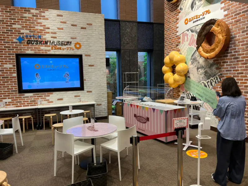 ▲Mister Donut甜甜圈在日本大阪的博物館，開設至今將迎來10週年慶。（圖╱記者林汪靜攝）