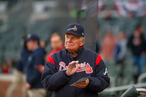 ▲亞特蘭大勇士傳奇總教練考克斯，生涯執教超過4500場比賽，其中有162次被趕出場，是史上唯一被驅逐超過150次以上的總教練。（圖／美聯社／達志影像）