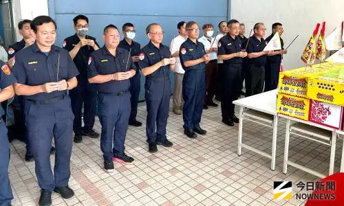 ▲警政署高雄港務警察總隊舉辦中元普渡祈安法會。(圖／記者黃守作攝，2025.09.04)