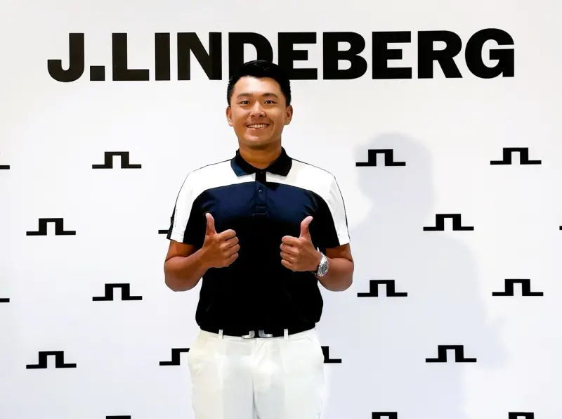 ▲J.LINDEBERG 首位台灣全球品牌大使俞俊安。（圖／J.LINDEBERG 提供）