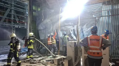 台中火力發電廠火災！燃燒面積8平方公尺　台電：不影響供電
