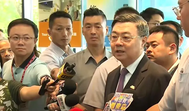 ▲卓榮泰受訪時表示，自己希望人人守法、司法單位依法偵辦。（圖／讀者提供，2025.09.05）