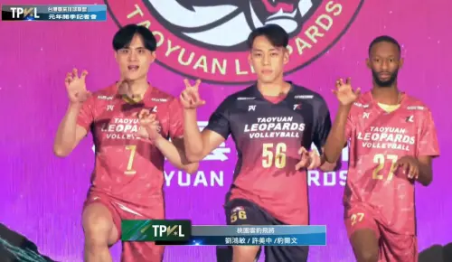 ▲桃園雲豹飛將以球員的態度為隊伍設計出代表色：「紅色代表拼勁，白色象徵謙虛，交融為熱情的桃紅色」。球隊強調場上表現與團隊榮耀並重，目標直指聯盟首屆冠軍。（圖／）