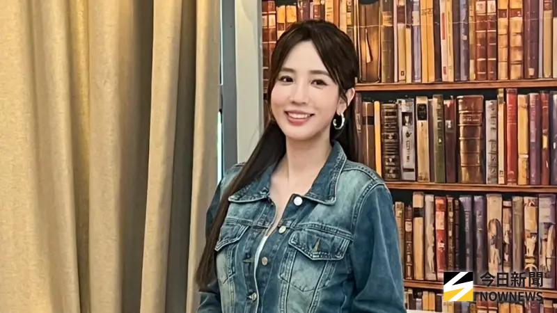 ▲女星愛雅今（5）日出席記者會，懷孕後首度現身談江祖平爭議，強調若犯法就該正視，呼籲外界勿過度八卦，她提醒女生要保護自己，更自曝年少曾遭遠親不當對待，盼女性勇敢發聲。（圖／記者陳苡舒攝）