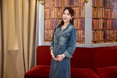 ▲愛雅懷孕後首度出席公開活動，並為江祖平發聲。（圖／愛雅經紀人提供）