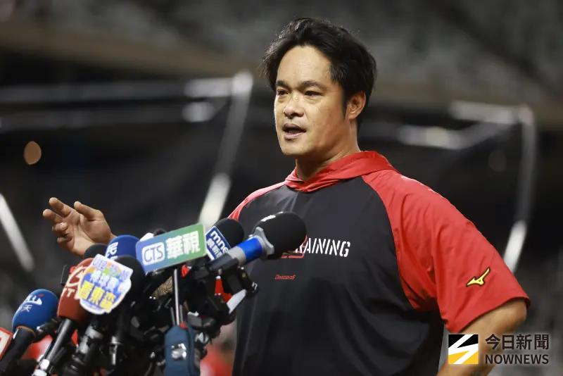 ▲林智勝點名林安可、吉力吉撈·鞏冠和曾頌恩三人是自己眼中的國際賽重砲，也認為這支中華隊整體更全方位，相信未來仍有機會在國際賽取得像是去年世界12強賽的表現。（圖／記者葉政勳攝 ,2025.09.05）