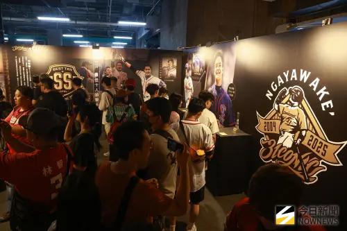 ▲林智勝引退系列賽特別設計的主視覺。（圖／記者葉政勳攝 ,2025.09.05）