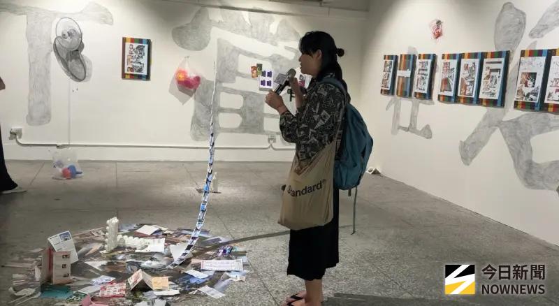 ▲賈茜茹在馬來西亞吉隆坡發現「白色」是馬來人、華人與印度人共同尊崇的顏色，並將此融入《城市色彩》系列創作。（圖／記者李青縈攝）