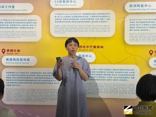 ▲湯雅雯展出受荷蘭交通規劃與城市景觀啟發的雕塑作品。（圖／記者李青縈攝）