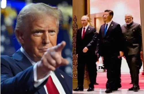 吃醋了？川普突發三國領導人照大嘆：印俄被陰險的中國搶走
