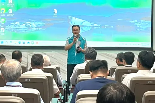 ▲高雄市政府勞工局勞動檢查處處長郭清吉致詞。(圖／高雄市政府勞工局提供)