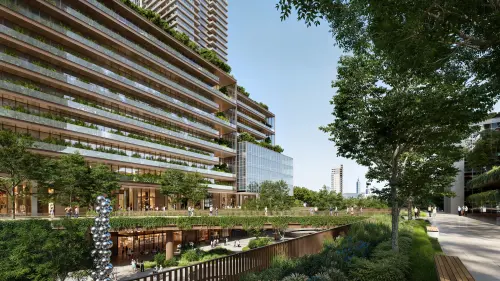 ▲打造智慧綠建築標準的永續發展示範社區。（圖／新北市捷運工程局提供）