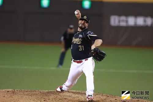 ▲味全龍新洋投鎛銳首度先發，將碰上統一獅。（圖／記者葉政勳攝 ,2025.09.05）