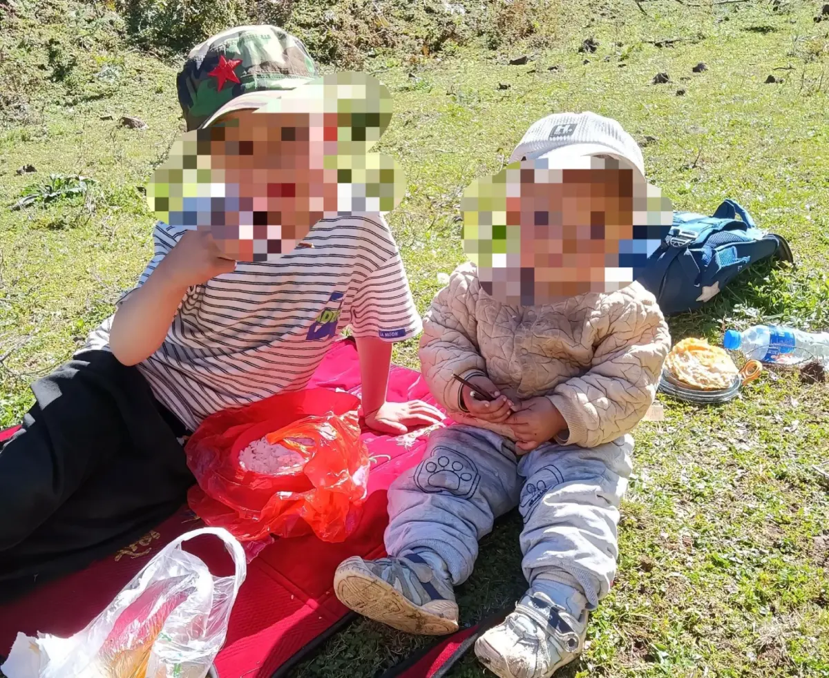 ▲中國雲南省楚雄州牟定縣，近期發生年僅7歲、2歲的小兄妹，遭村民養殖的胡蜂蜂窩群起攻擊，不幸離世的慘劇。（圖／翻攝自澎湃新聞）