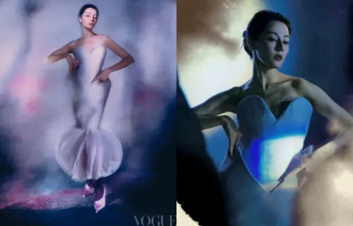 ▲迪麗熱巴（左1）0死角美貌消失！妝容NG臉變超僵　粉絲驚：361度崩壞瞬間。（圖／微博@嘉行迪麗熱巴工作室）