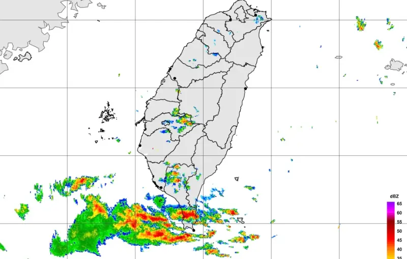 ▲對流雲系發展旺盛，易有短延時強降雨，中央氣象署已發布大雨特報。（圖／中央氣象署cwa.gov.tw）