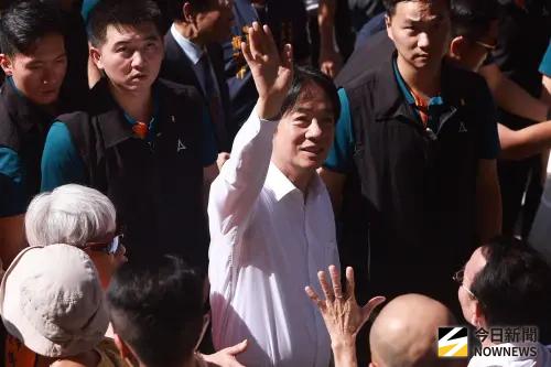 ▲賴清德下午前往北市景美福興宮參香，引起外界關注。（圖／記者葉政勳攝，2025.09.06）