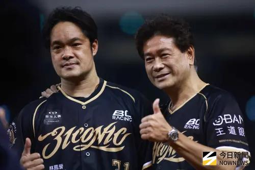 ▲「假日飛刀手」陳義信受邀替林智勝引退賽開球。（圖／記者葉政勳攝，2025.09.06）