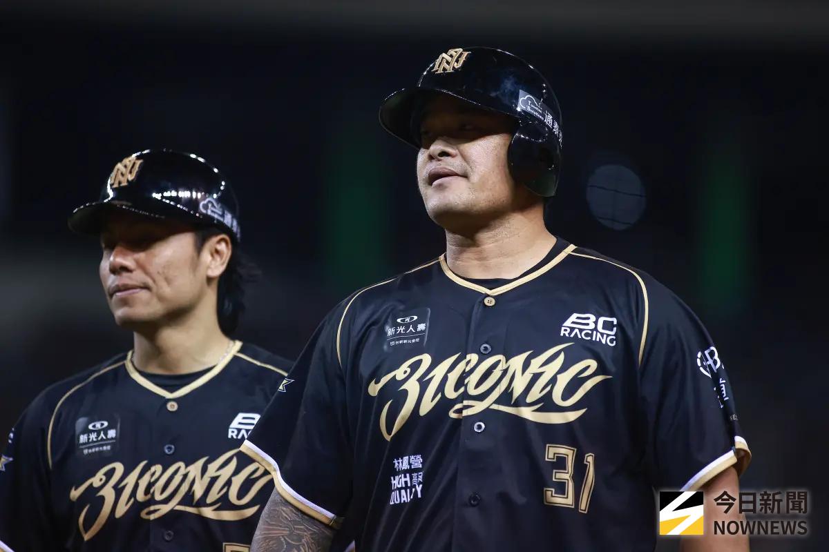 ▲味全龍林智勝引退系列賽最終戰扛先發第6棒、一壘手。（圖／記者葉政勳攝 ,2025.09.06）