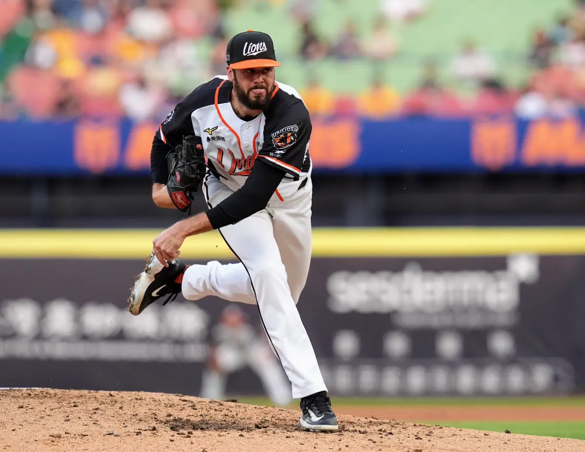 ▲統一獅先發奧德銳（Odulio）繳出優質好投，率隊以7：1擊敗中信兄弟。（圖／統一獅提供）