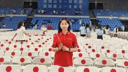 ▲猛一看確實很容易聯想到日本國旗。（圖／翻攝自微博）