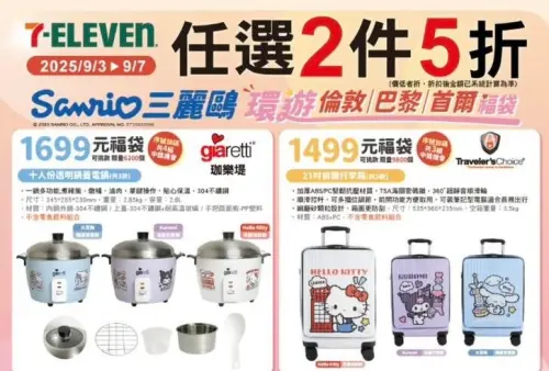 ▲共計有8種商品結構、25款可選擇