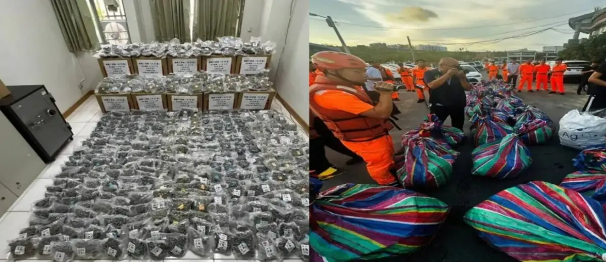 ▲劉姓船長收百萬元替販毒集團接運毒品，遭到海巡查獲大麻322公斤，價值超過6億元。（圖／檢方提供）