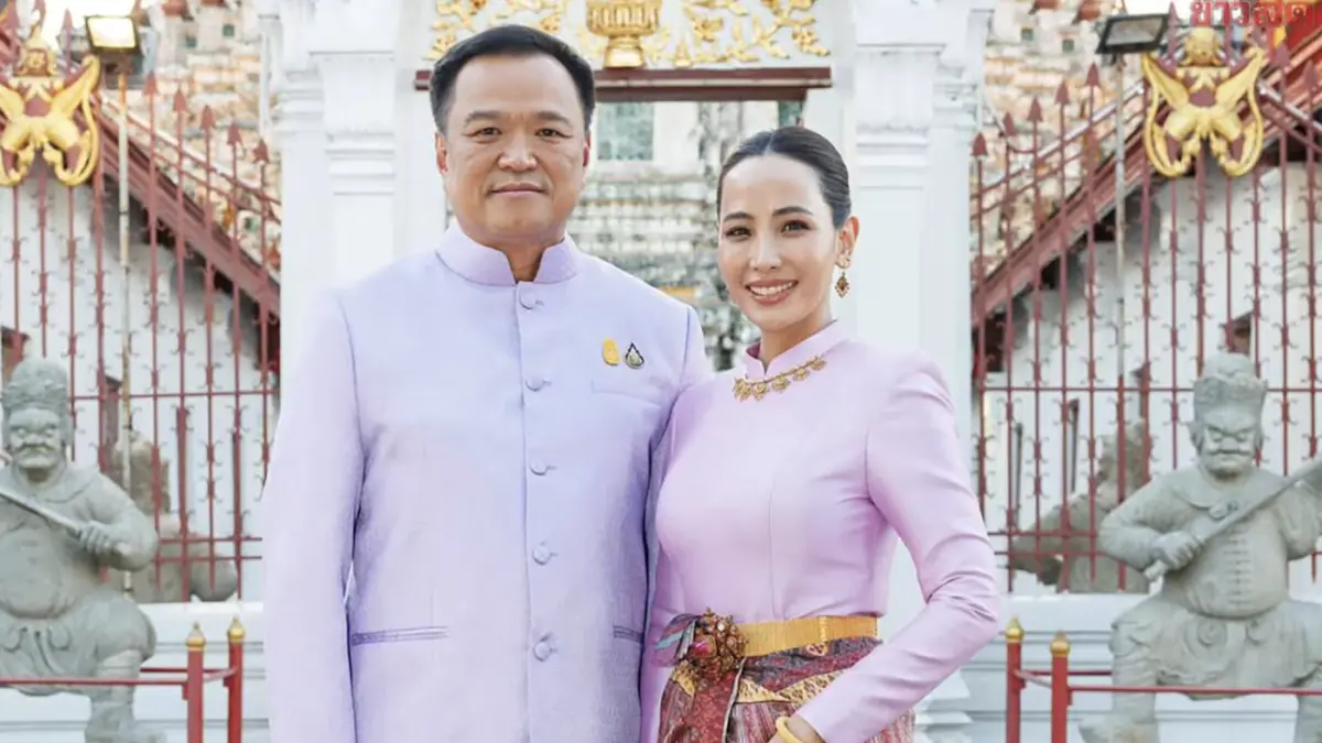 ▲泰國新任總理阿努廷與妻子合計擁有約44億資產。（圖／翻攝自Khaosod）