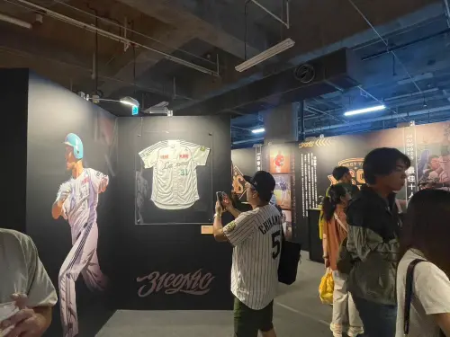 ▲Lamigo桃猿時期的林智勝專區。（圖／記者林子翔攝 ,2025.09.07）